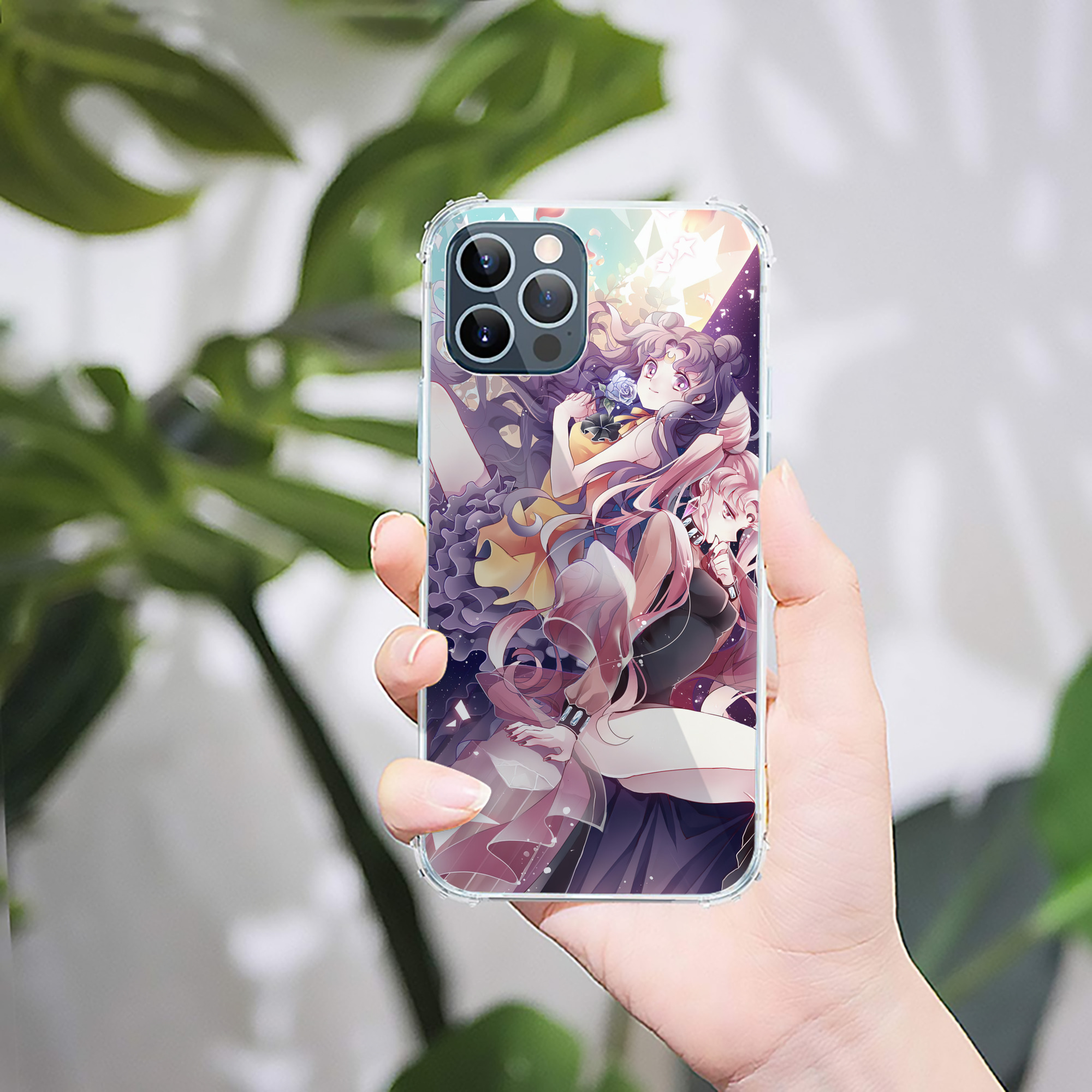 （画像用） 美少女戦士セーラームーン Sailor Moon 【iPhone 12シリーズ対応】透明スマホケース（クリアソフトケース）